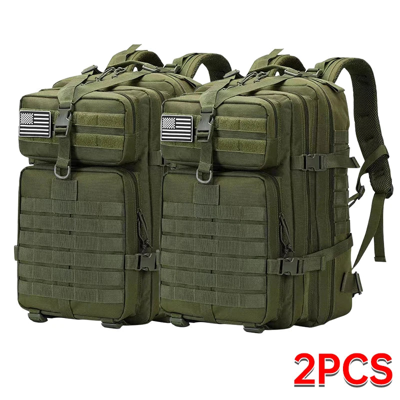Outdoor Backpack, Hiking Backpack, Outdoor Adventure 3P Tactical Bag, Multi-functional Travel Waterproof Bag, Hunting Backpack