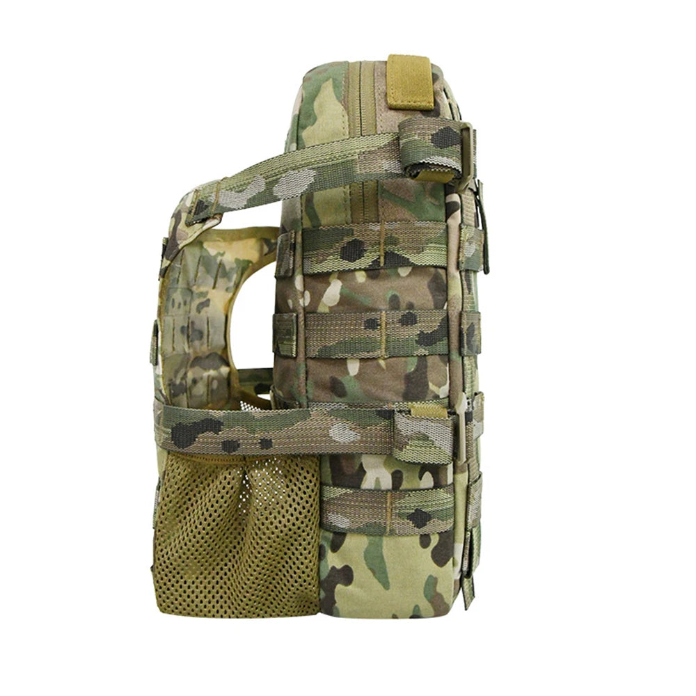 Tactical Modular Hydration Pack MOLLE Water Bladder Pack Foldable Helmet Cover Cycling Paintball Airsoft Hunting Accessories