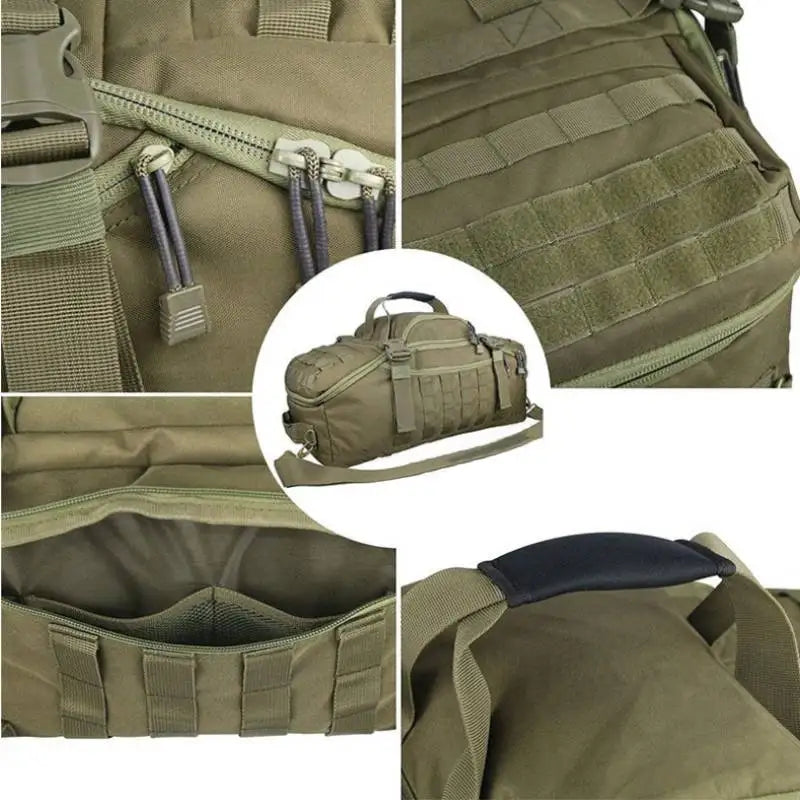 Tactical Multifunctional Backpack Travel Bag Outdoor Hiking Climbing Cross-Country Rucksack Large Hunting Luggage Storage Bags