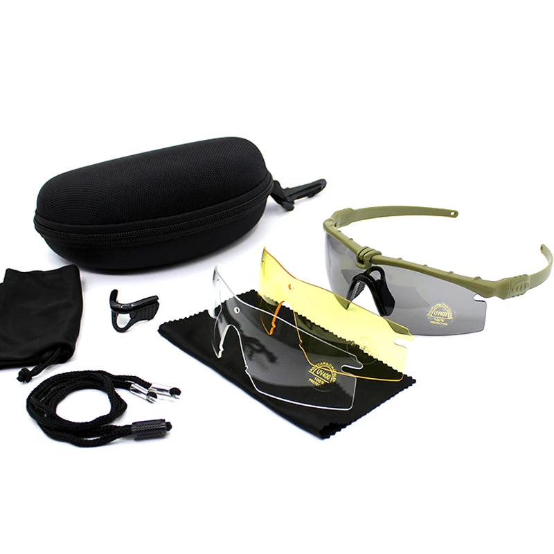 Outdoor Military tactics Glasses 3.0 Ballistic Polarization Goggles Military Hunting Air Gun Shooting Protective Glasses