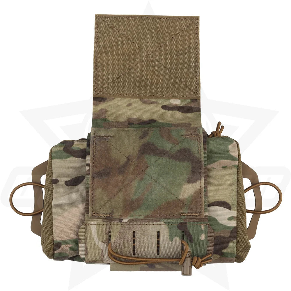 OphidianTac Outdoor First Aid Bag Rapid Deployment IFAK Kits Medium Emergency MOLLE Medical Pouch for Hunting Vest Accessories