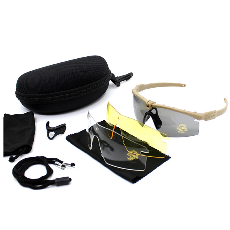 Outdoor Military tactics Glasses 3.0 Ballistic Polarization Goggles Military Hunting Air Gun Shooting Protective Glasses