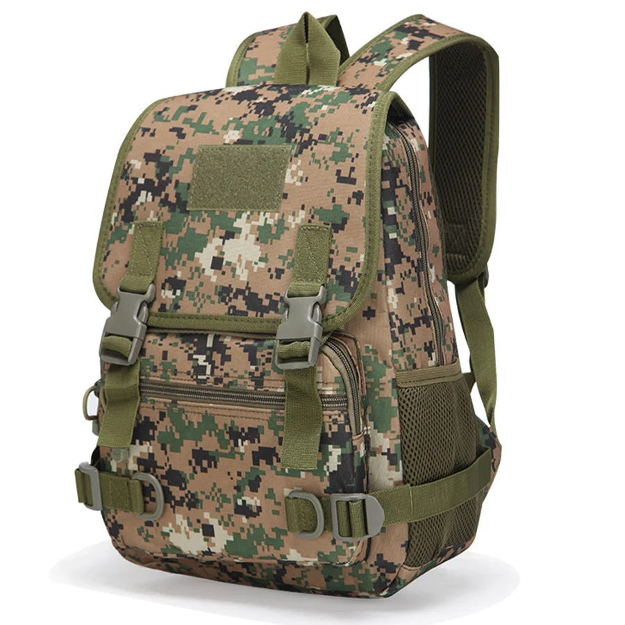 School military training backpack, military enthusiast outdoor camping training backpack, CS real equipment camouflage backpack
