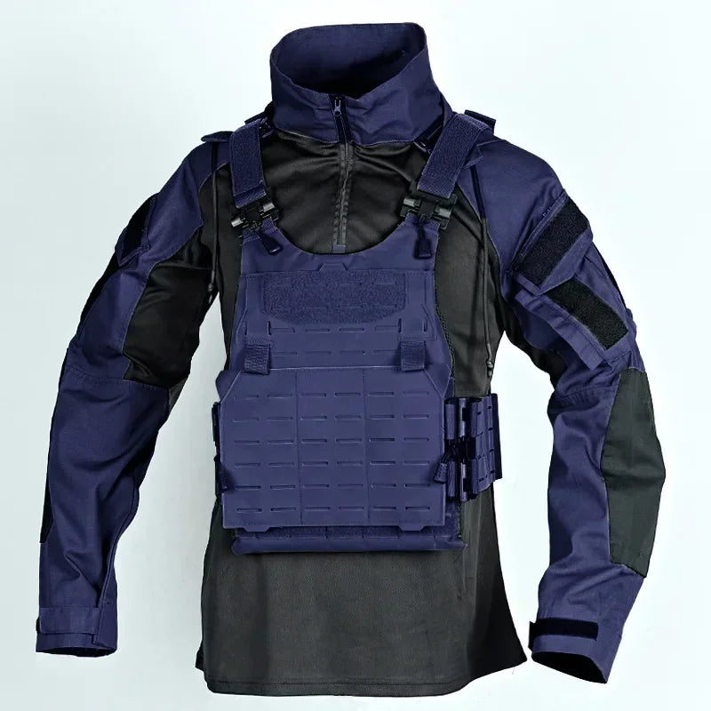 Tactical Combat Shirts Men Long Sleeve Breathable T-shirt Camo Hooded Quick-dry CS Paintball T-Shirt Tops Wear-resisting