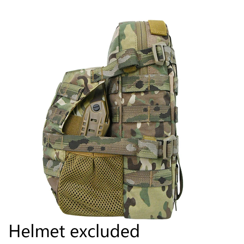Tactical Modular Hydration Pack MOLLE Water Bladder Pack Foldable Helmet Cover Cycling Paintball Airsoft Hunting Accessories