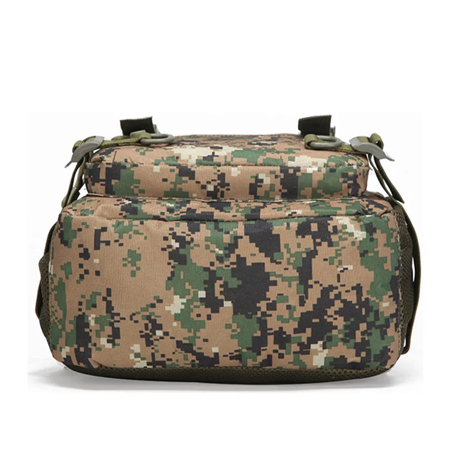 School military training backpack, military enthusiast outdoor camping training backpack, CS real equipment camouflage backpack