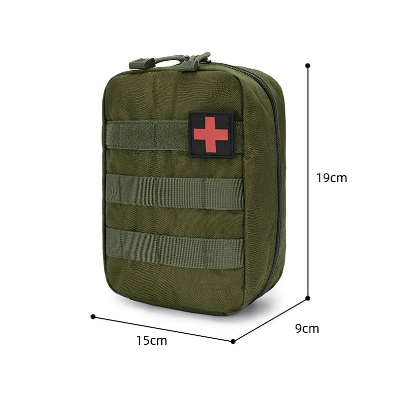 Tactical Medical Bag Camping Survival First Aid Kit Waist Pack Emergency Outdoor Travel Molle Pouch Camping Equipment