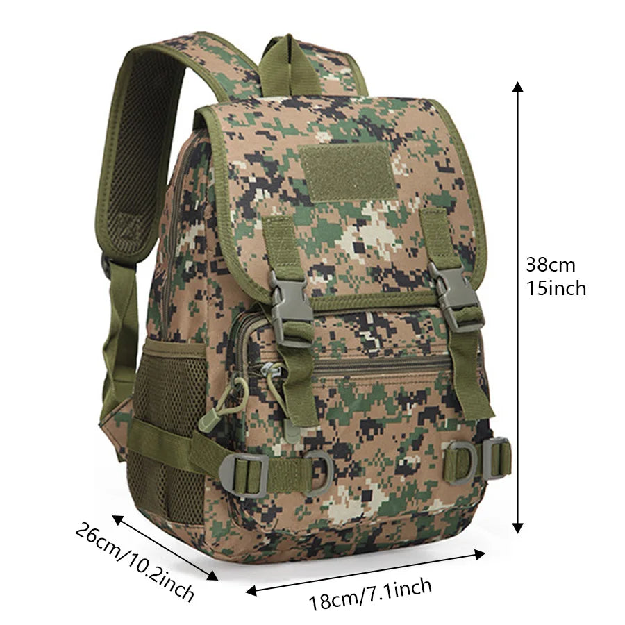 School military training backpack, military enthusiast outdoor camping training backpack, CS real equipment camouflage backpack