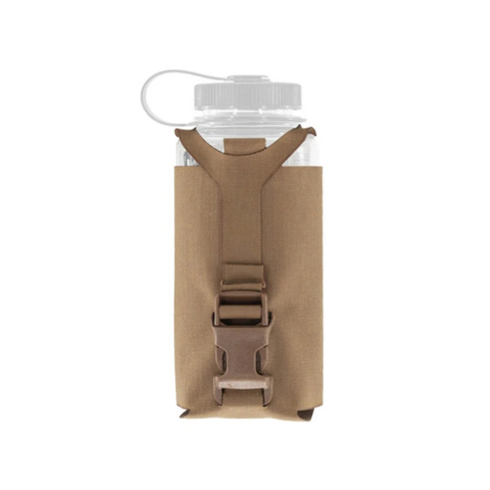Tactical 32oz Water Bottle Pouch Lightweight Bottle Holder Carrier Molle Pouch Side Release Buckle Fastener Hunting Accessories