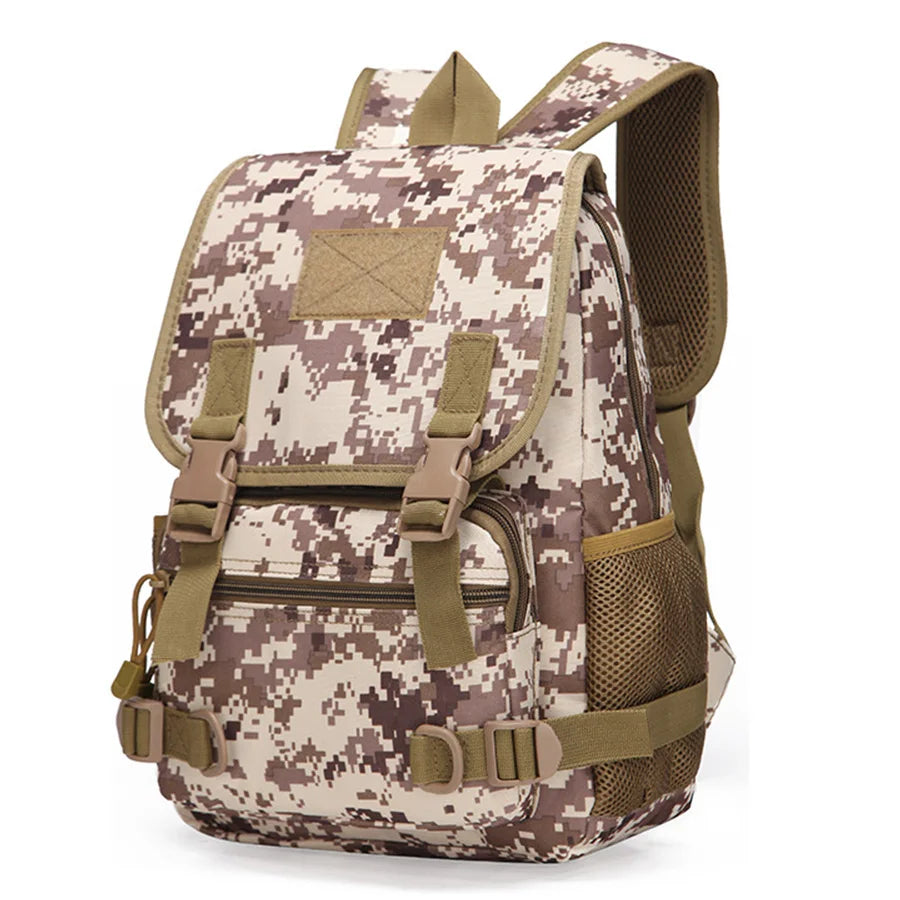 School military training backpack, military enthusiast outdoor camping training backpack, CS real equipment camouflage backpack