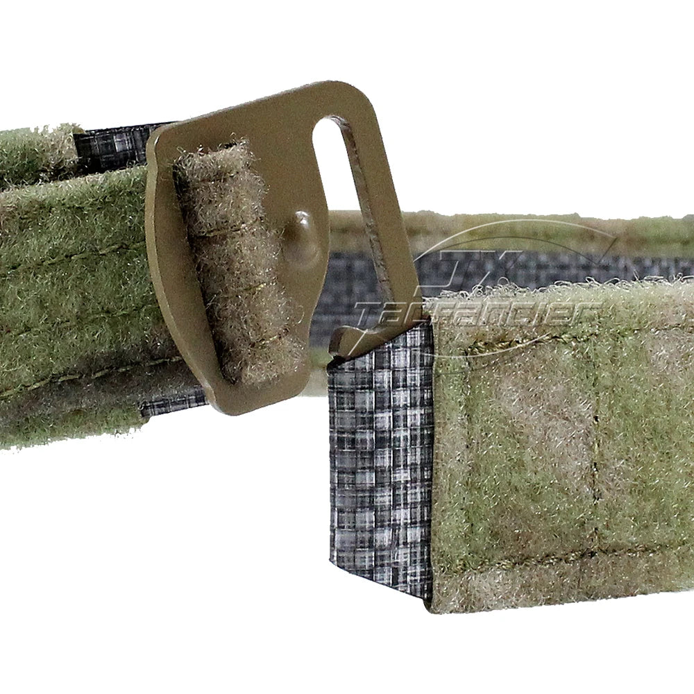 Tactical Inner Belt G Hook Inner Duty Belt Quick Release Metal Buckle EDC Mens Battle Belt Waist Paintball Hunting Accessories