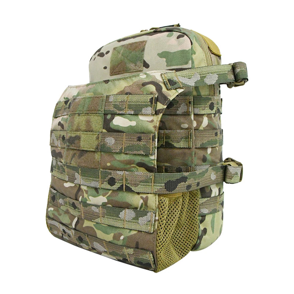 Tactical Modular Hydration Pack MOLLE Water Bladder Pack Foldable Helmet Cover Cycling Paintball Airsoft Hunting Accessories