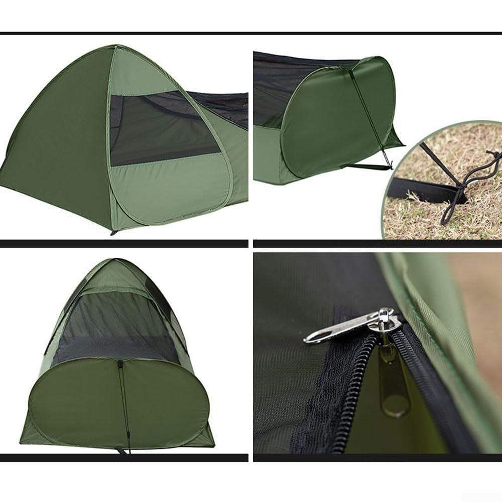 Single - person Mosquito - Proof Camping Tent | Lightweight, Portable, and Space - Saving. Essential for Backpacking Trips and Outdoor Survival