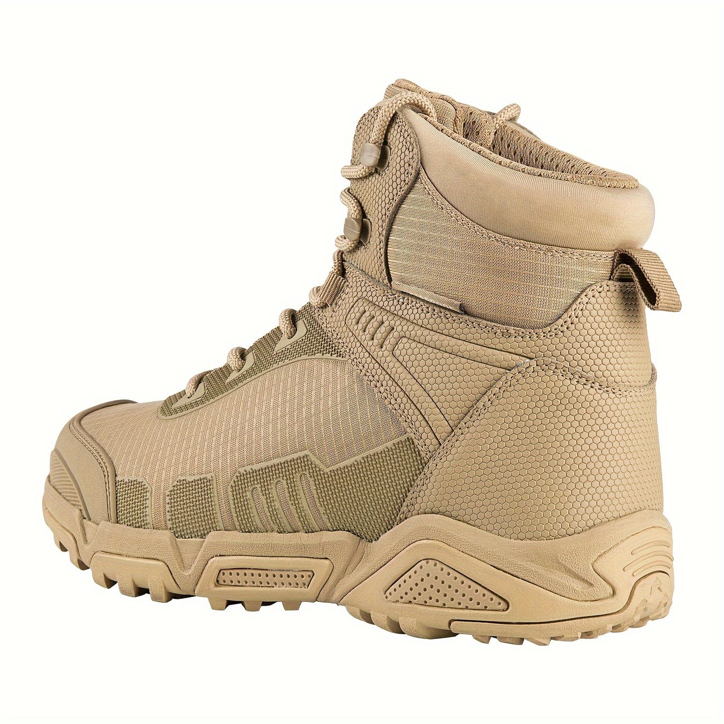 [Tactical Hiking Boots] Lightweight, Breathable Men's Tactical High-Top Hiking Boots | Non-Slip, Durable, Sleek Boot Design, Antislip Sole for Outdoor Adventures, Trekking, and Casual Wear