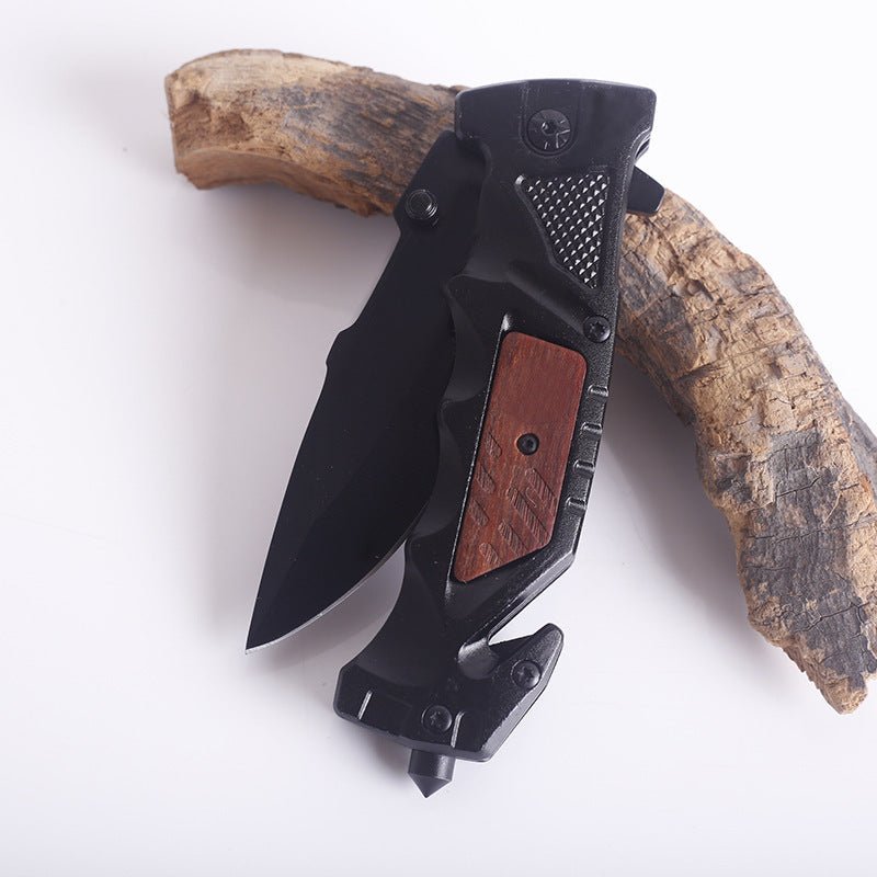 Camping Survival Defense Outdoor Aluminum Handle Folding Knife - Tactinest.com