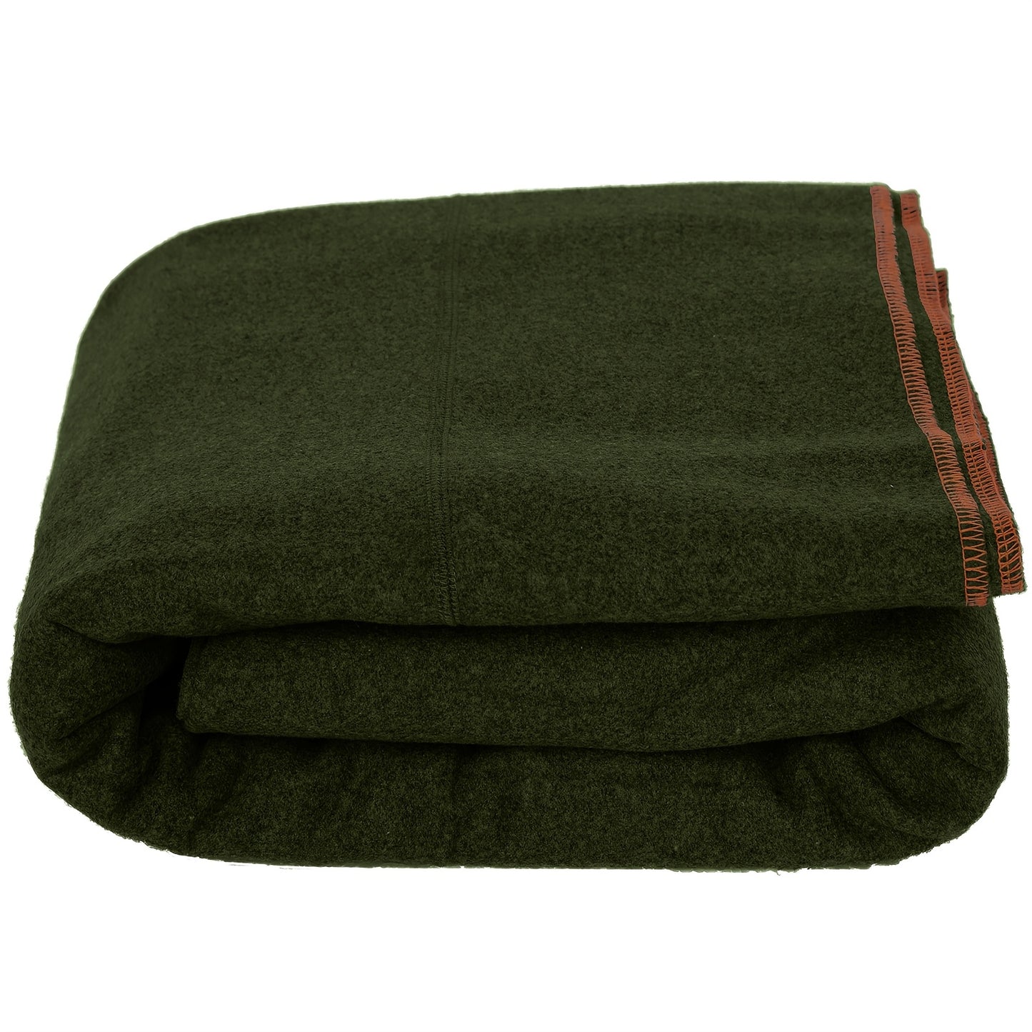 2pcs Military Wool Blankets 64" x 88" - Thick Thermal Camping & Survival Blankets, 3.3 Lbs Each, Machine Washable, Wine Red & Army Green, Perfect for Outdoor Adventures, Hiking, and Emergency Kits, Outdoor Survival Gear | Mil