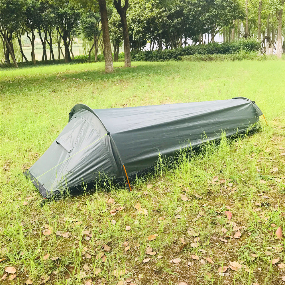 Outdoor Equipment Mountaineering Single 1 Person Wild Camping Small Sleeping Bag Tent