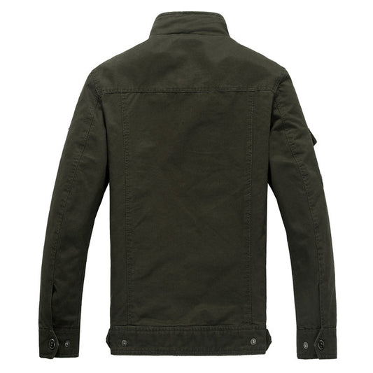 Men's Jacket Military Cargo Plus-size Casual Coat
