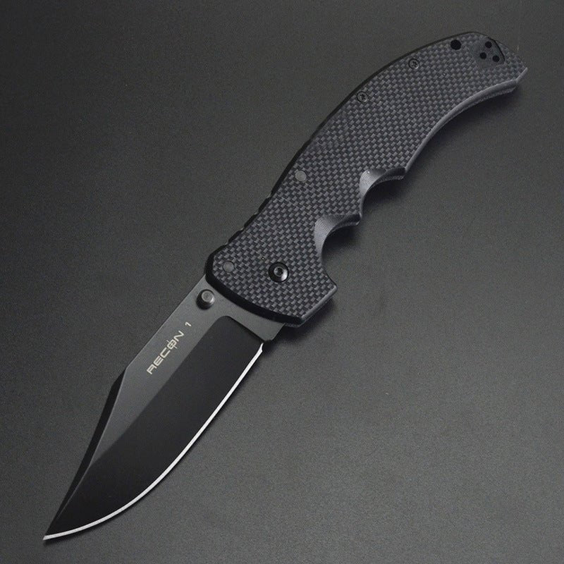 Folding Knife Stainless Steel Outdoor Survival Camping Mountaineering - Tactinest.com