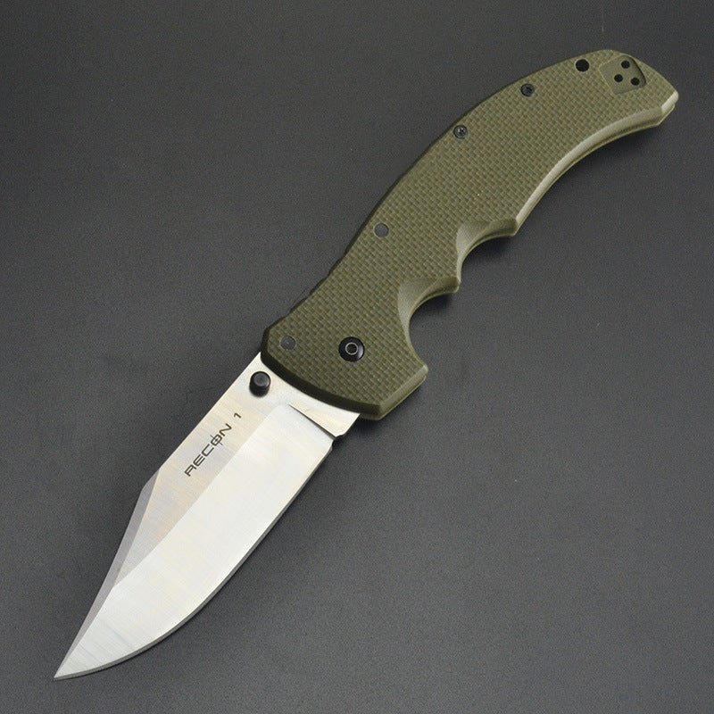 Folding Knife Stainless Steel Outdoor Survival Camping Mountaineering - Tactinest.com