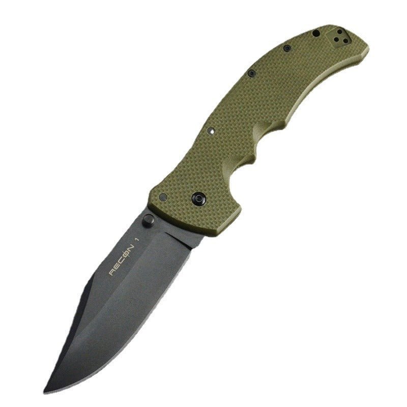 Folding Knife Stainless Steel Outdoor Survival Camping Mountaineering - Tactinest.com