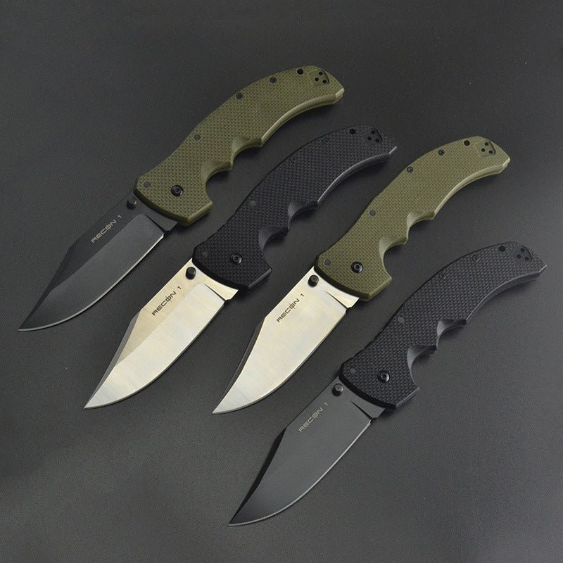 Folding Knife Stainless Steel Outdoor Survival Camping Mountaineering - Tactinest.com