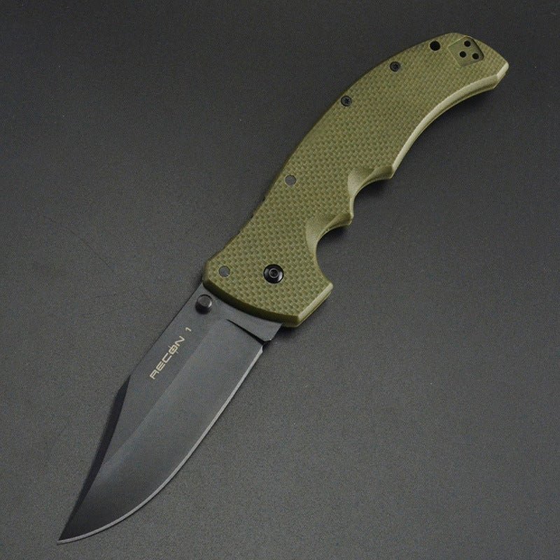 Folding Knife Stainless Steel Outdoor Survival Camping Mountaineering - Tactinest.com