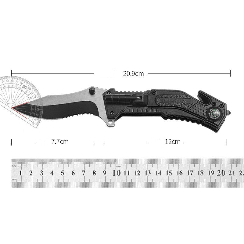 Folding Knife Wilderness Survival Emergency Survival Knife - Tactinest.com
