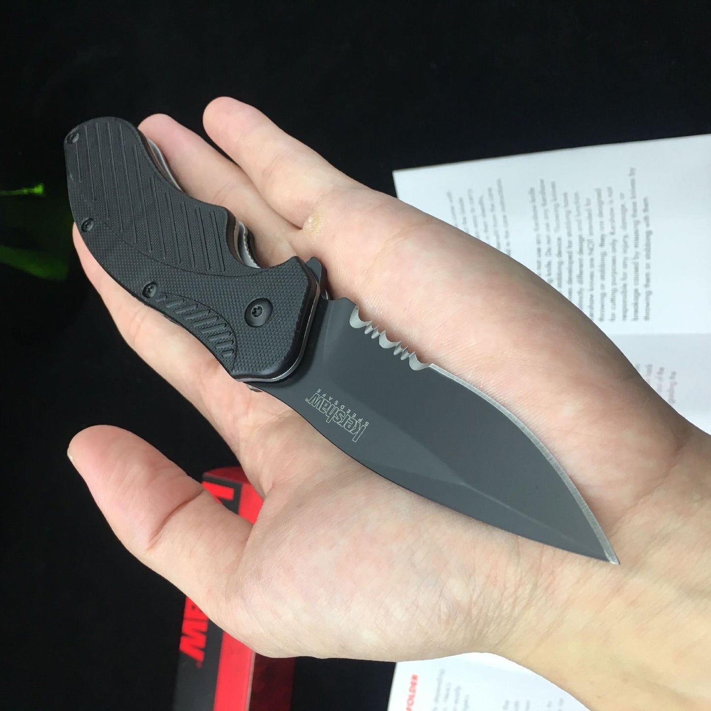 High Hardness 8CR13MOV Outdoor Survival Folding Knife - Tactinest.com