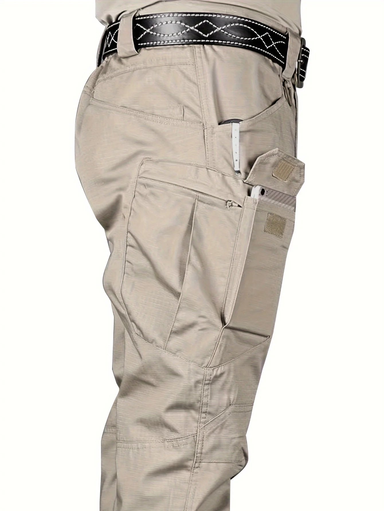 Men's Outdoor Multi Functional Tactical Pants, Multi Pocket Outdoor Hiking Sweatpants, Water - repellent, wear - resistant - Tactinest.com