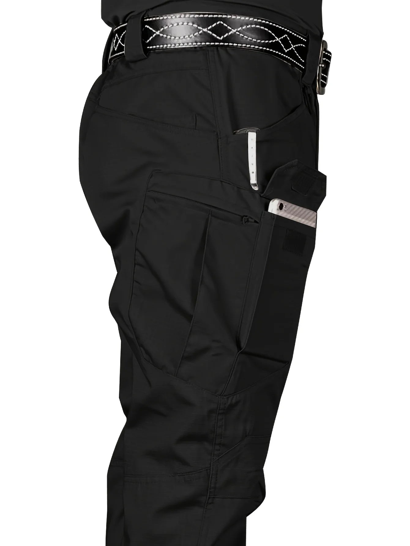 Men's Outdoor Multi Functional Tactical Pants, Multi Pocket Outdoor Hiking Sweatpants, Water - repellent, wear - resistant - Tactinest.com