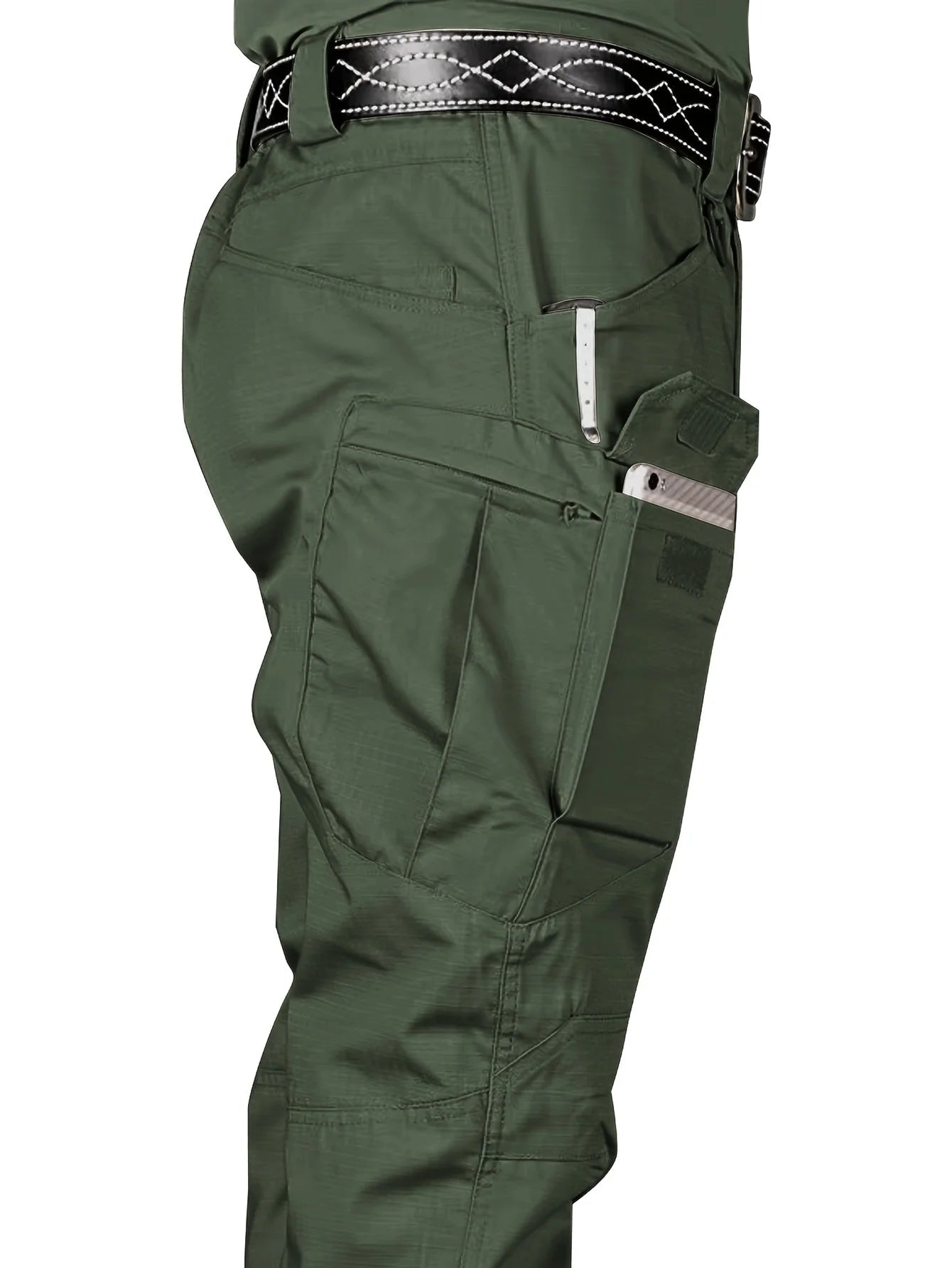 Men's Outdoor Multi Functional Tactical Pants, Multi Pocket Outdoor Hiking Sweatpants, Water - repellent, wear - resistant - Tactinest.com