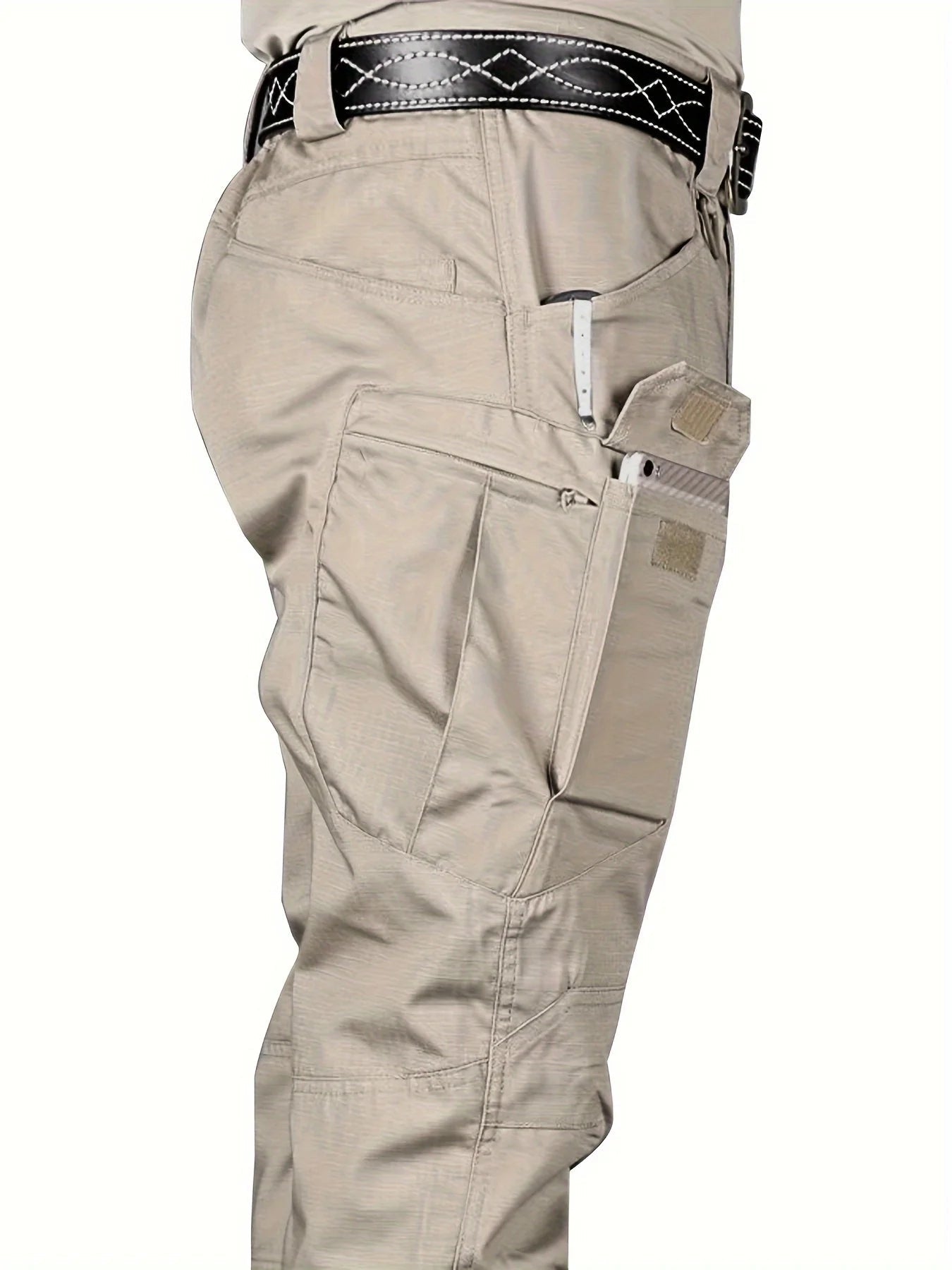 Men's Outdoor Multi Functional Tactical Pants, Multi Pocket Outdoor Hiking Sweatpants, Water - repellent, wear - resistant - Tactinest.com