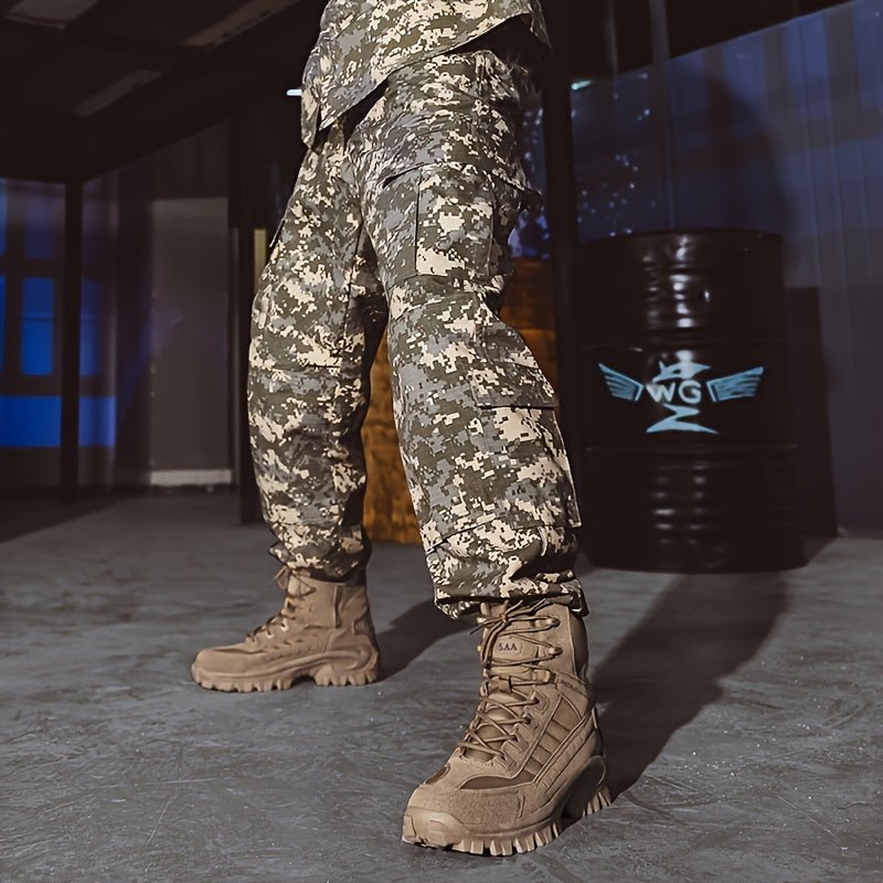 Men's Tactical Boots Wear - resistant Non - slip Comfortable Outdoor Shoes For Hiking Climbing Hunting Trekking, Men's Footwear - Tactinest.com