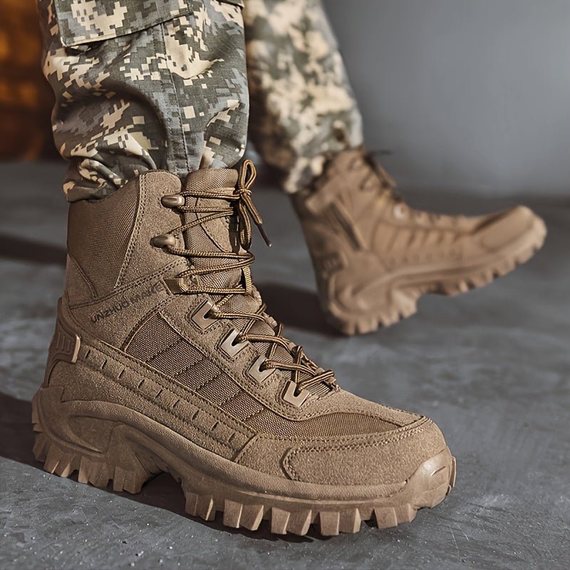 Men's Tactical Boots Wear - resistant Non - slip Comfortable Outdoor Shoes For Hiking Climbing Hunting Trekking, Men's Footwear - Tactinest.com