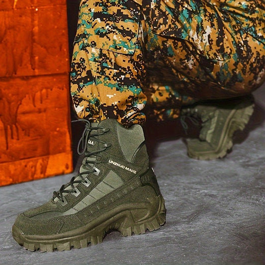 Men's Tactical Boots Wear - resistant Non - slip Comfortable Outdoor Shoes For Hiking Climbing Hunting Trekking, Men's Footwear - Tactinest.com