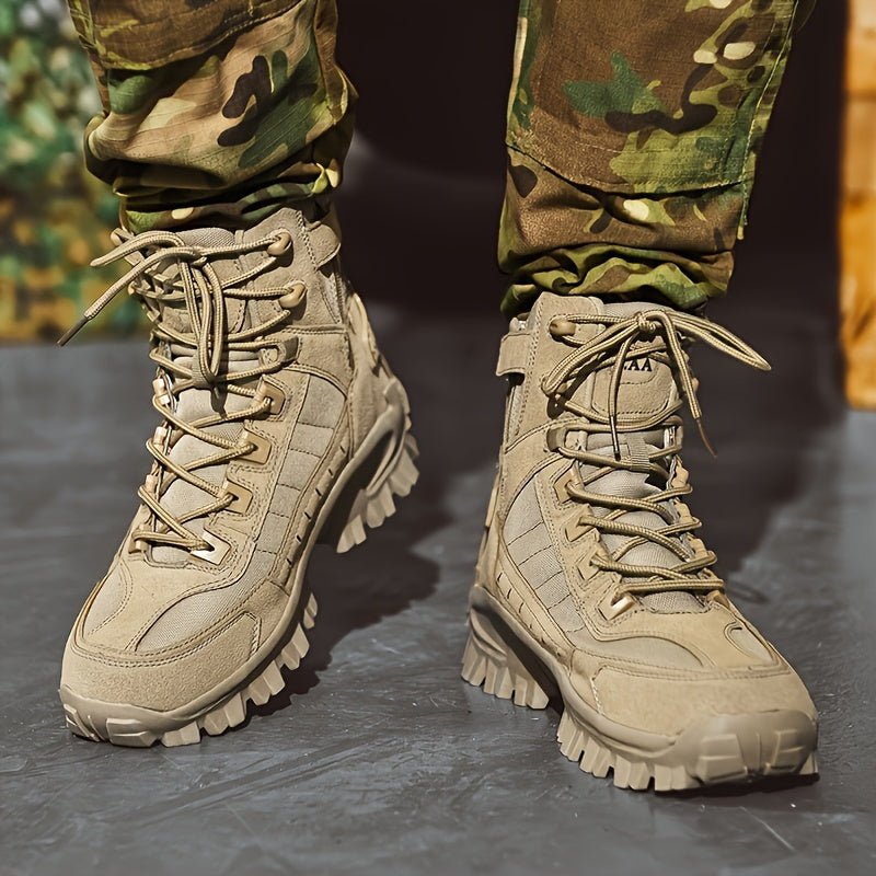 Men's Tactical Boots Wear - resistant Non - slip Comfortable Outdoor Shoes For Hiking Climbing Hunting Trekking, Men's Footwear - Tactinest.com
