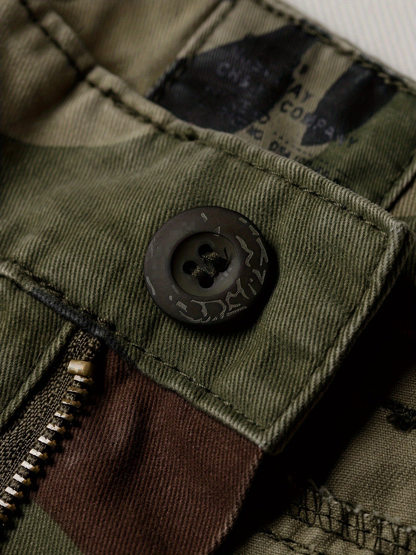 Men's Tactical Camo Cargo Pants - Overalls with Multi Flap Pockets, Loose Fit, and Durable Fabric for Outdoor Enthusiasts - Perfect for Hiking, Fishing, and Camping Adventures - Tactinest.com