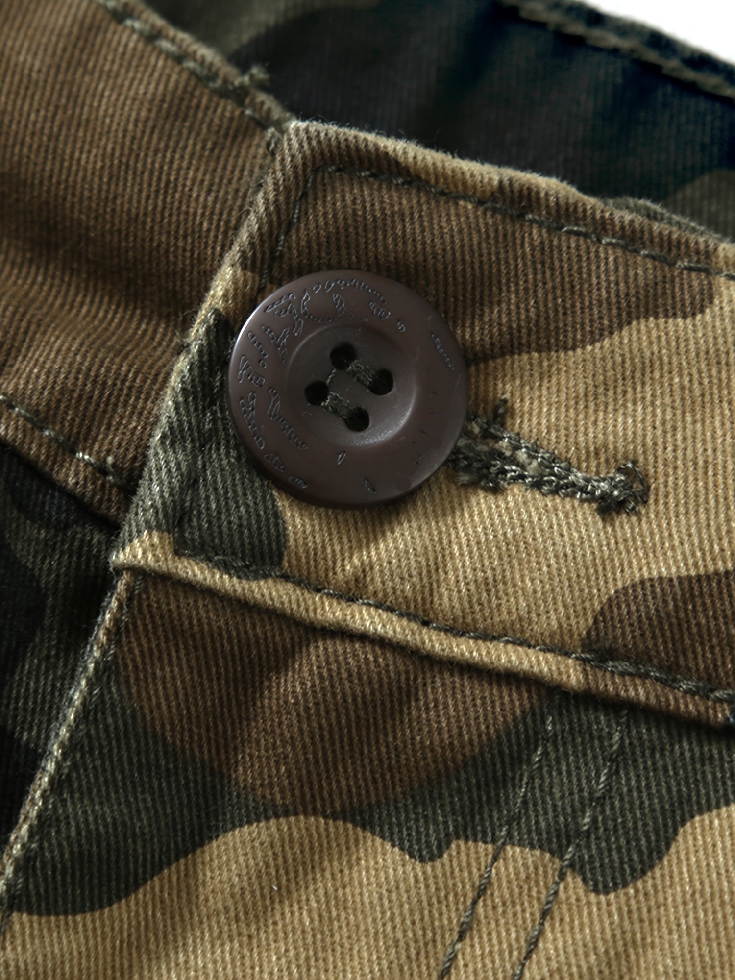 Men's Tactical Camo Cargo Pants - Overalls with Multi Flap Pockets, Loose Fit, and Durable Fabric for Outdoor Enthusiasts - Perfect for Hiking, Fishing, and Camping Adventures - Tactinest.com