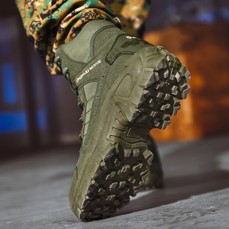 Men's Tactical Footwear for Hiking - Anti - Slip, Breathable, Sturdy Sole for Outdoor Adventures - Tactinest.com
