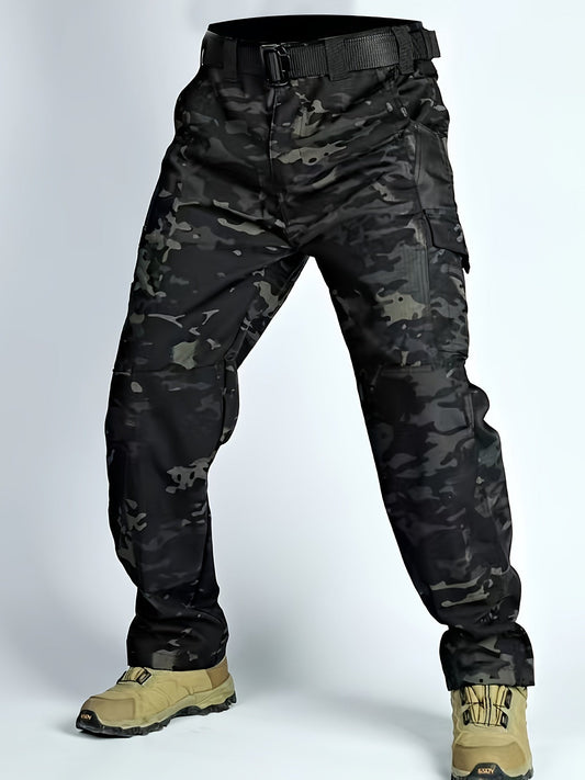 Men's Tactical Pants, Wear - resistant Quick - drying Multi - pocket Cargo Pants For Outdoor Hiking Trekking (Belt Not Included) - Tactinest.com