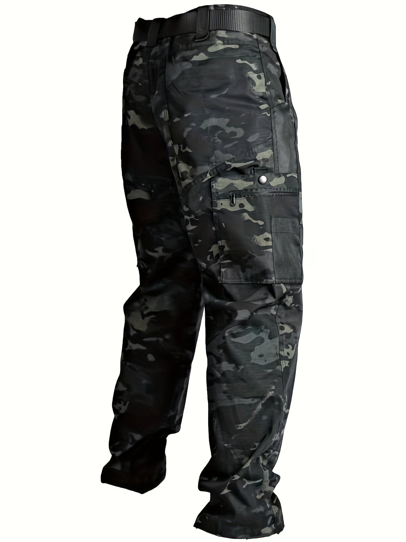 Men's Tactical Pants, Wear - resistant Quick - drying Multi - pocket Cargo Pants For Outdoor Hiking Trekking (Belt Not Included) - Tactinest.com