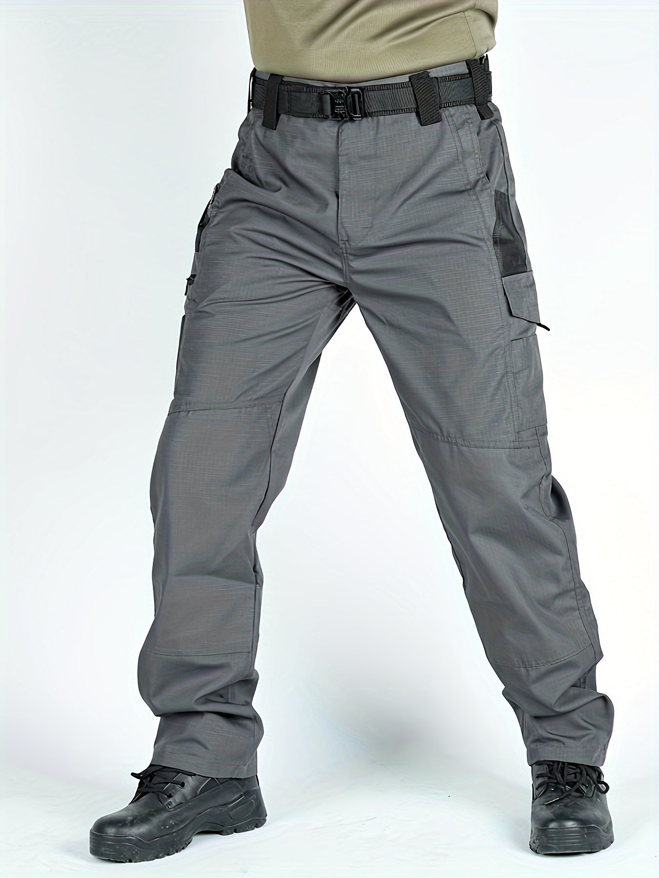 Men's Tactical Pants, Wear - resistant Quick - drying Multi - pocket Cargo Pants For Outdoor Hiking Trekking (Belt Not Included) - Tactinest.com