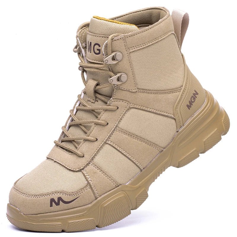 Work Boots Indestructible Safety Shoes Men Steel Toe Shoes Puncture - Proof Sneakers Women Non Slip Work Shoes Male Tactical Boots - Tactinest.com